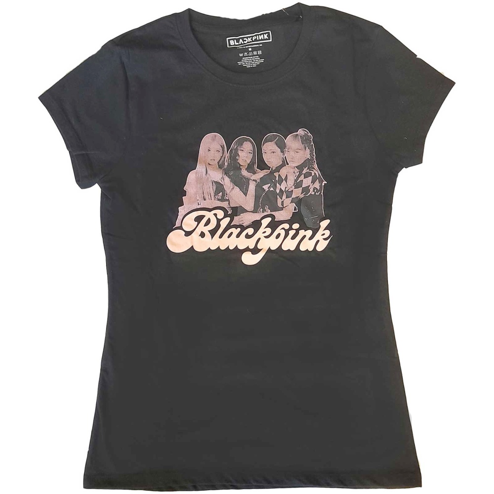 Blackpink - Photo Dames Tshirt - Zwart